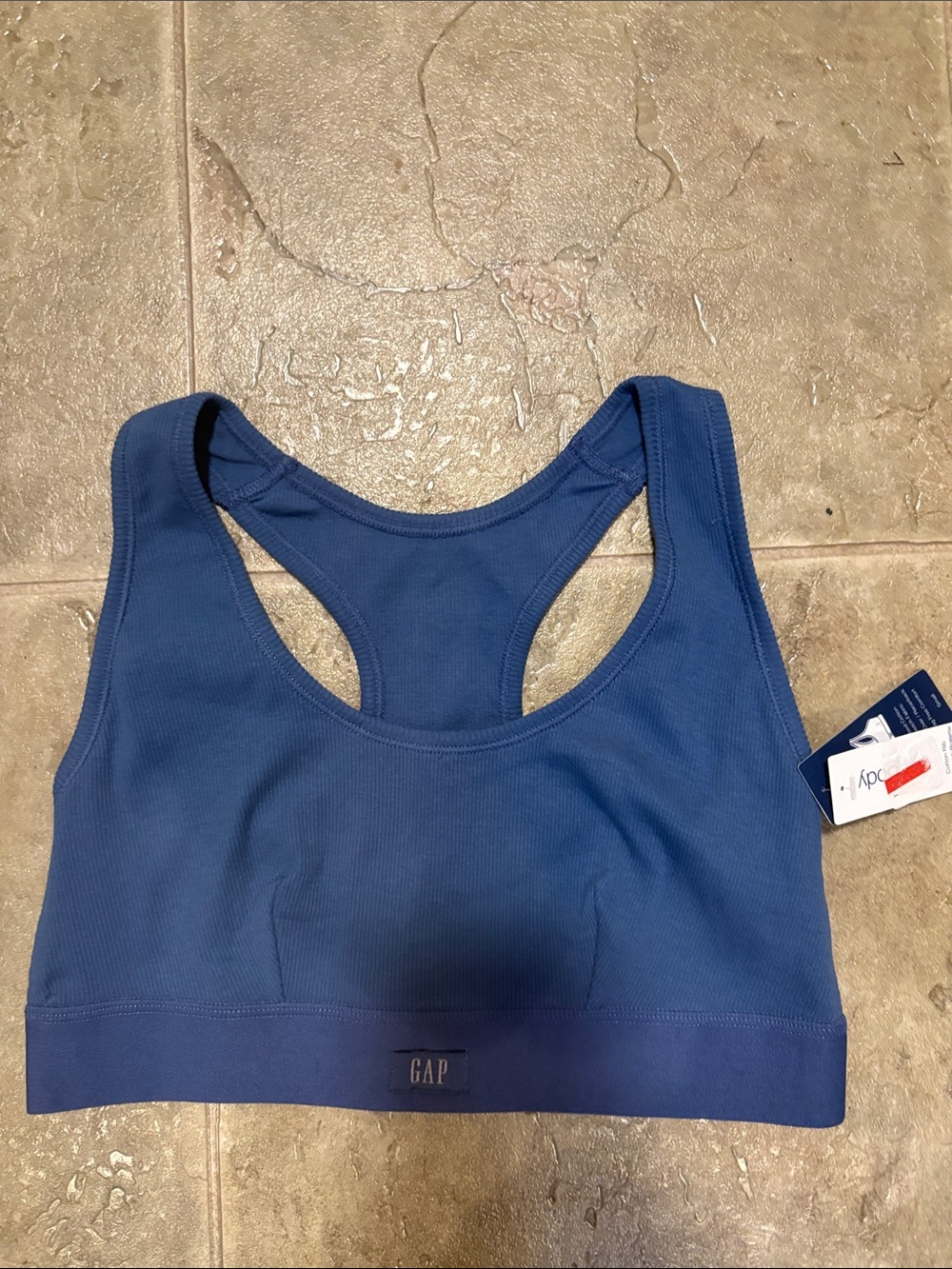 GAP Women's Navy Blue Racerback Sports Bra